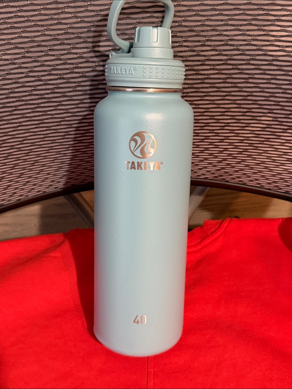 Takeya 40 oz Insulated Bottle in Light Blue